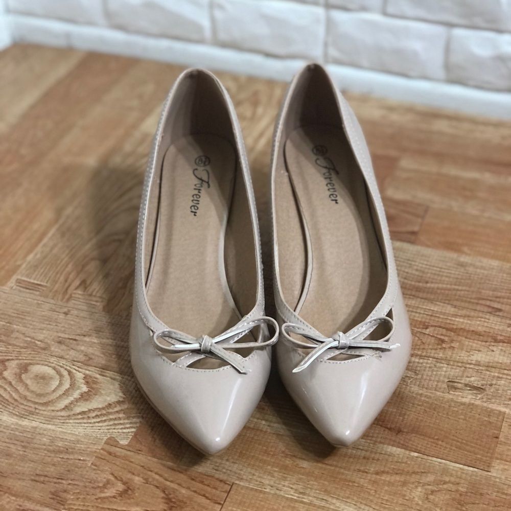 Forever21 Bow tie accent heels